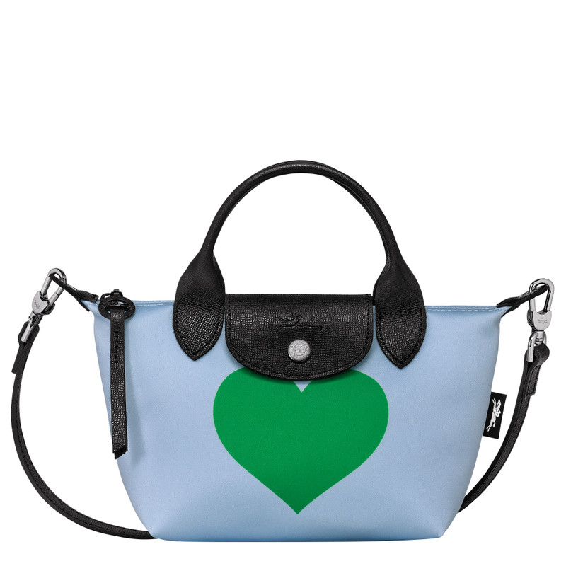 Le Pliage Collection XS Handbag Sky Blue/Lawn - Canvas 1