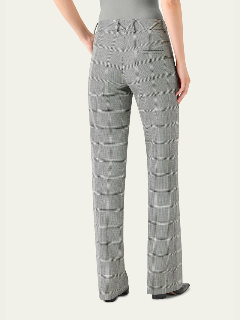 Fabri Prince Of Wales Check Straight-Leg Trousers 3