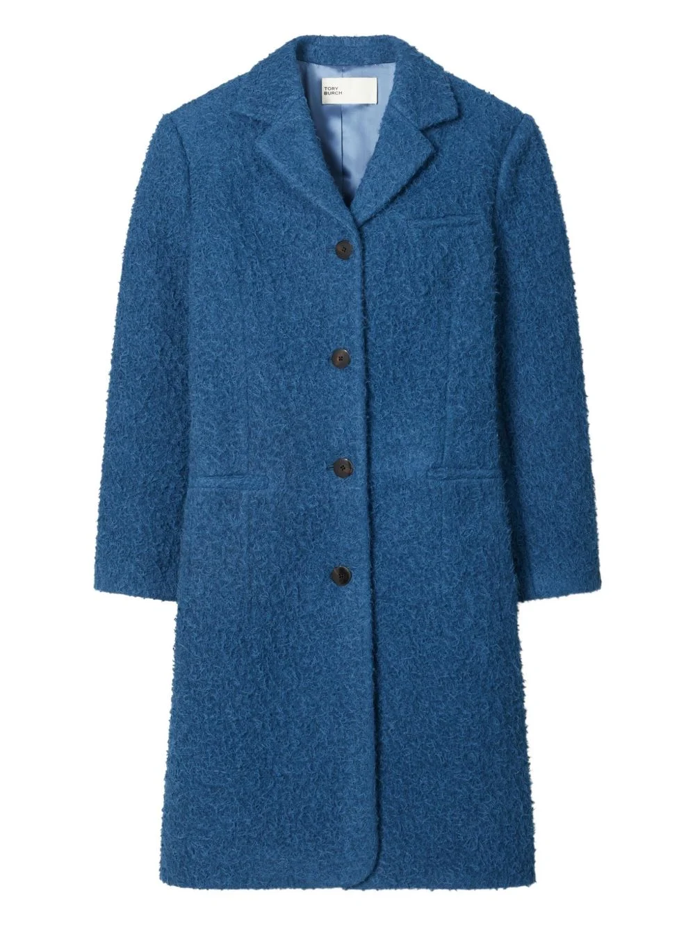 button wool coat - 1