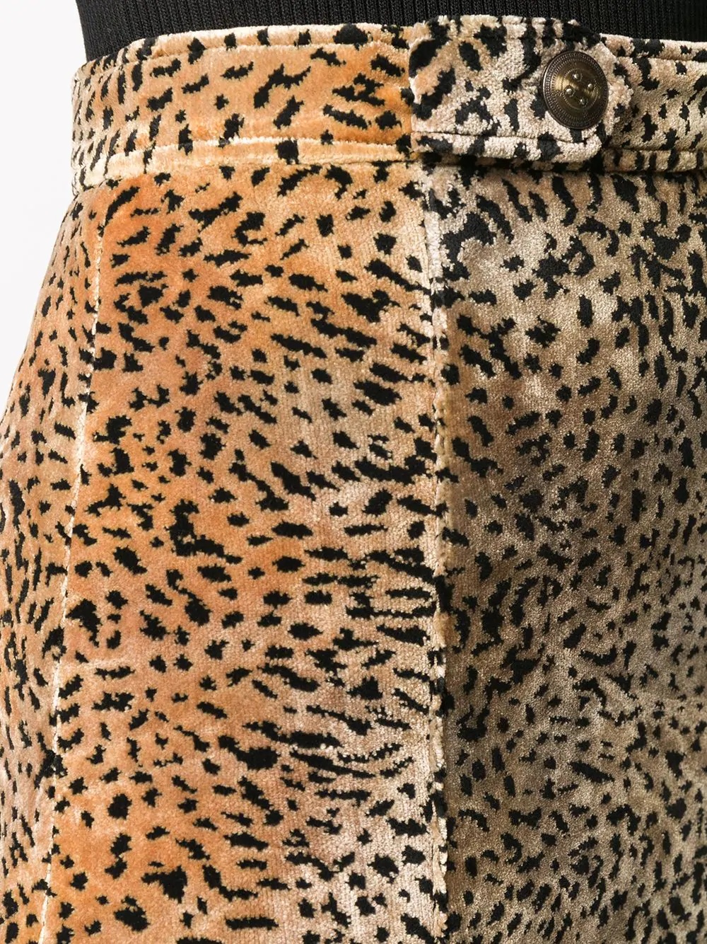 animal-print skirt - 5