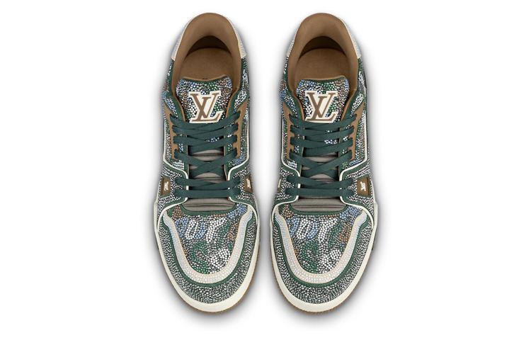 LOUIS VUITTON Trainers 'Grey Crystals' 1AARH6 - 2