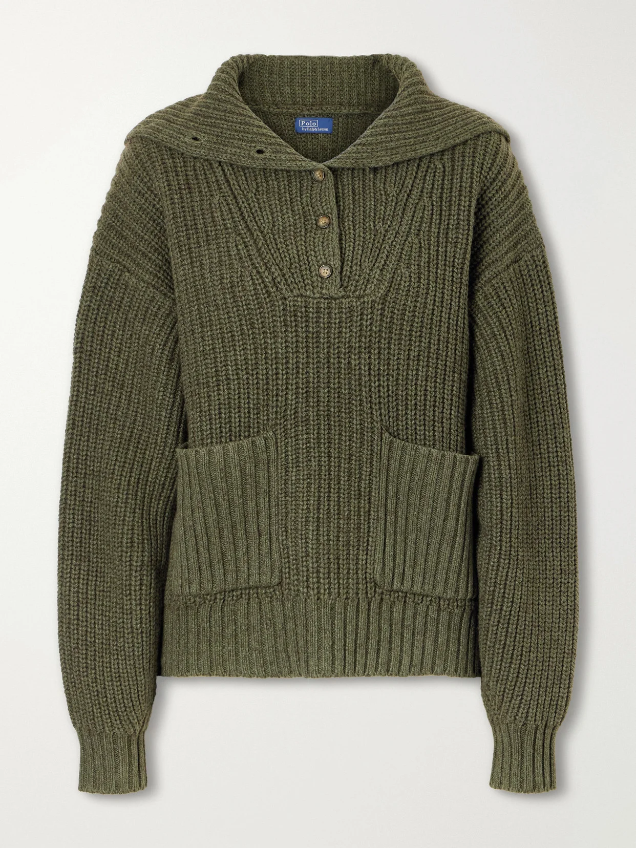 Cotton And Wool-blend Sweater - 1
