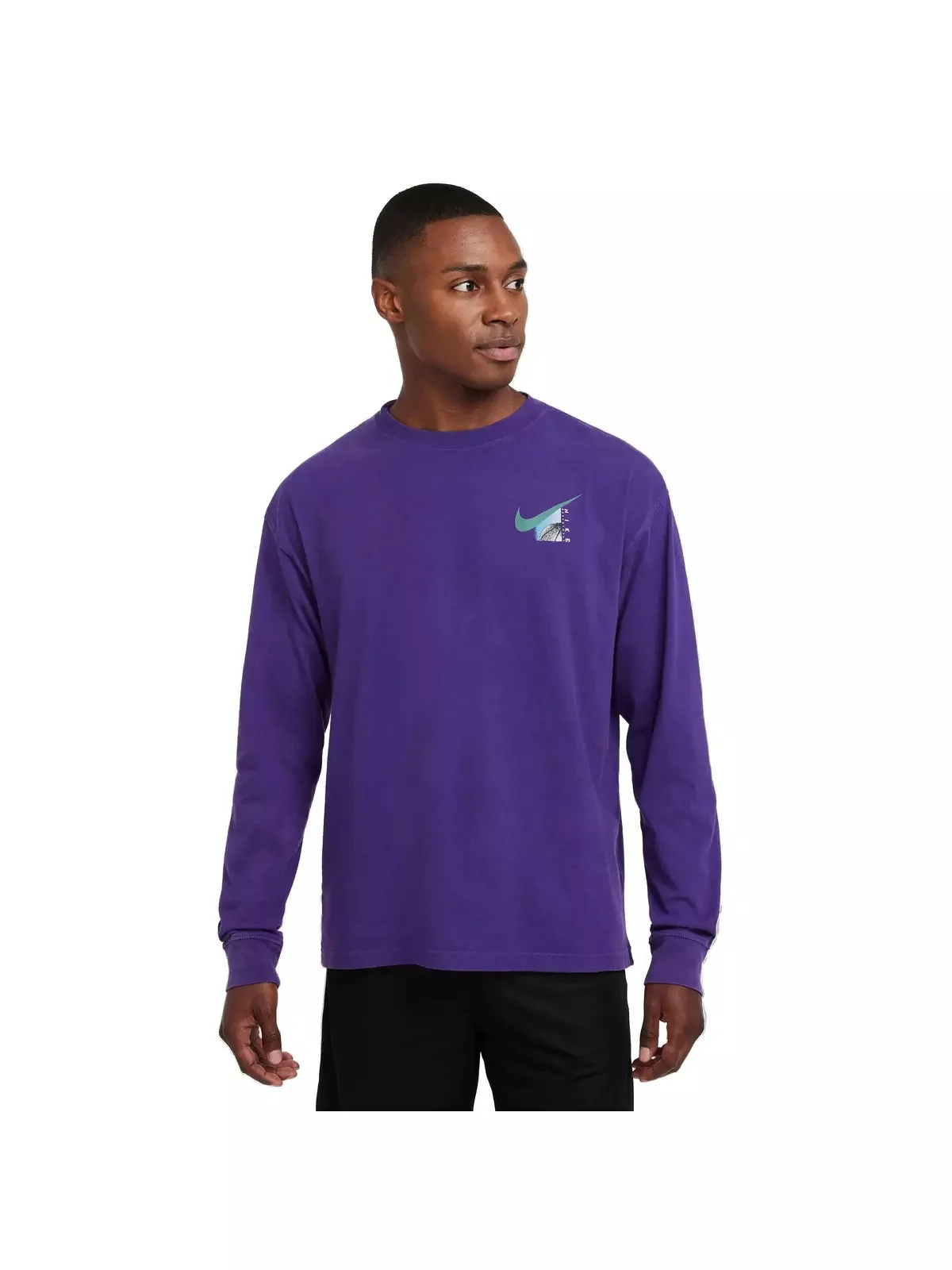 Men's Max90 Long Sleeve Basketball T-Shirt - 1