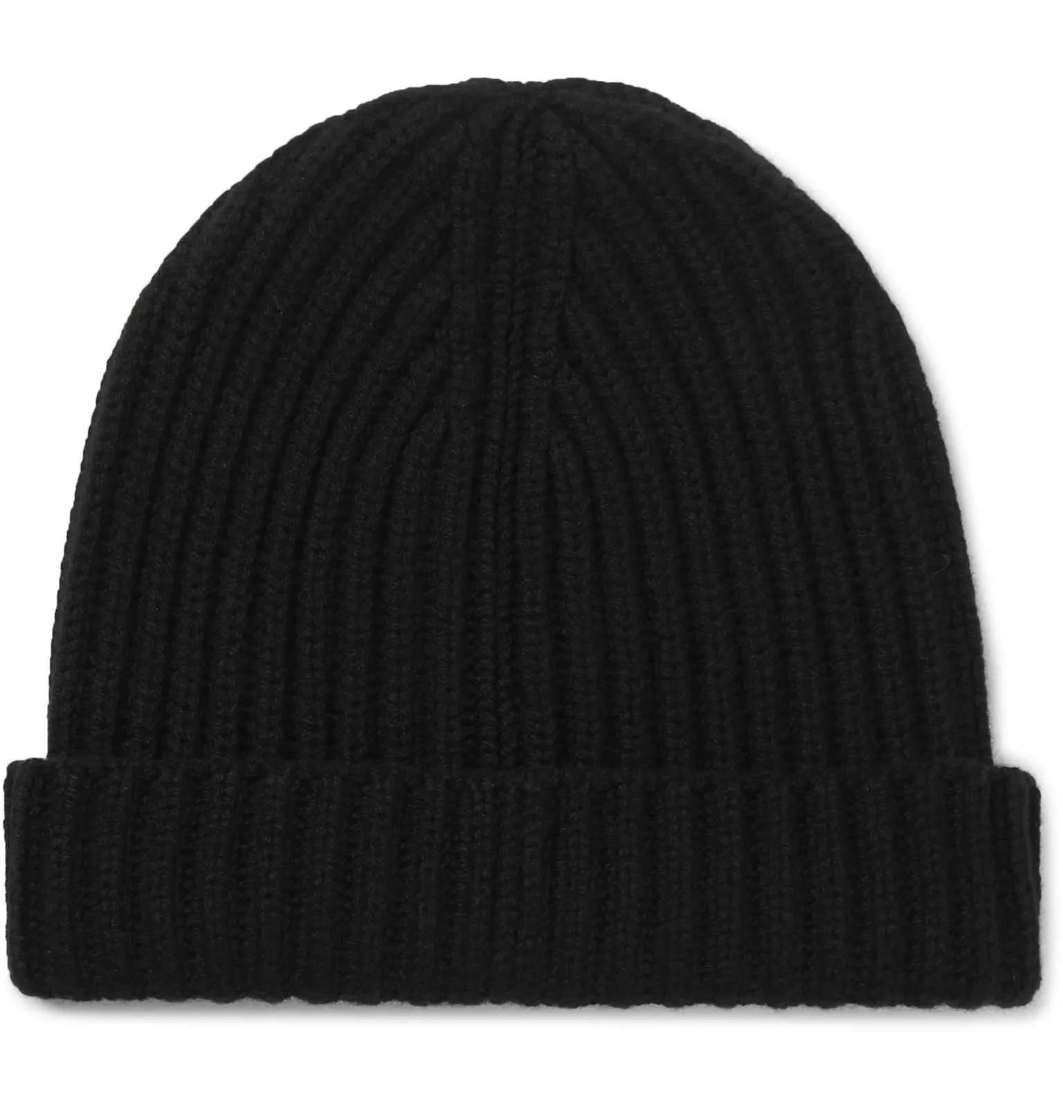 Ribbed Cashmere Beanie - 3