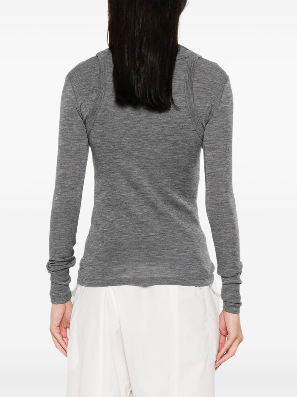 turtleneck merino-wool top - 4
