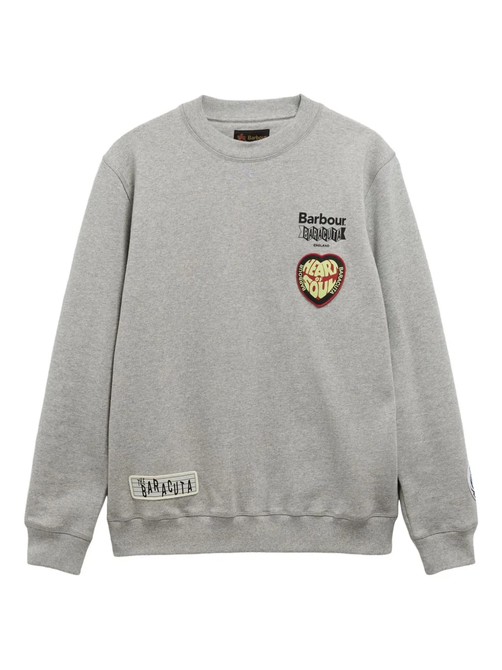 appliqué crew-neck sweatshirt - 1