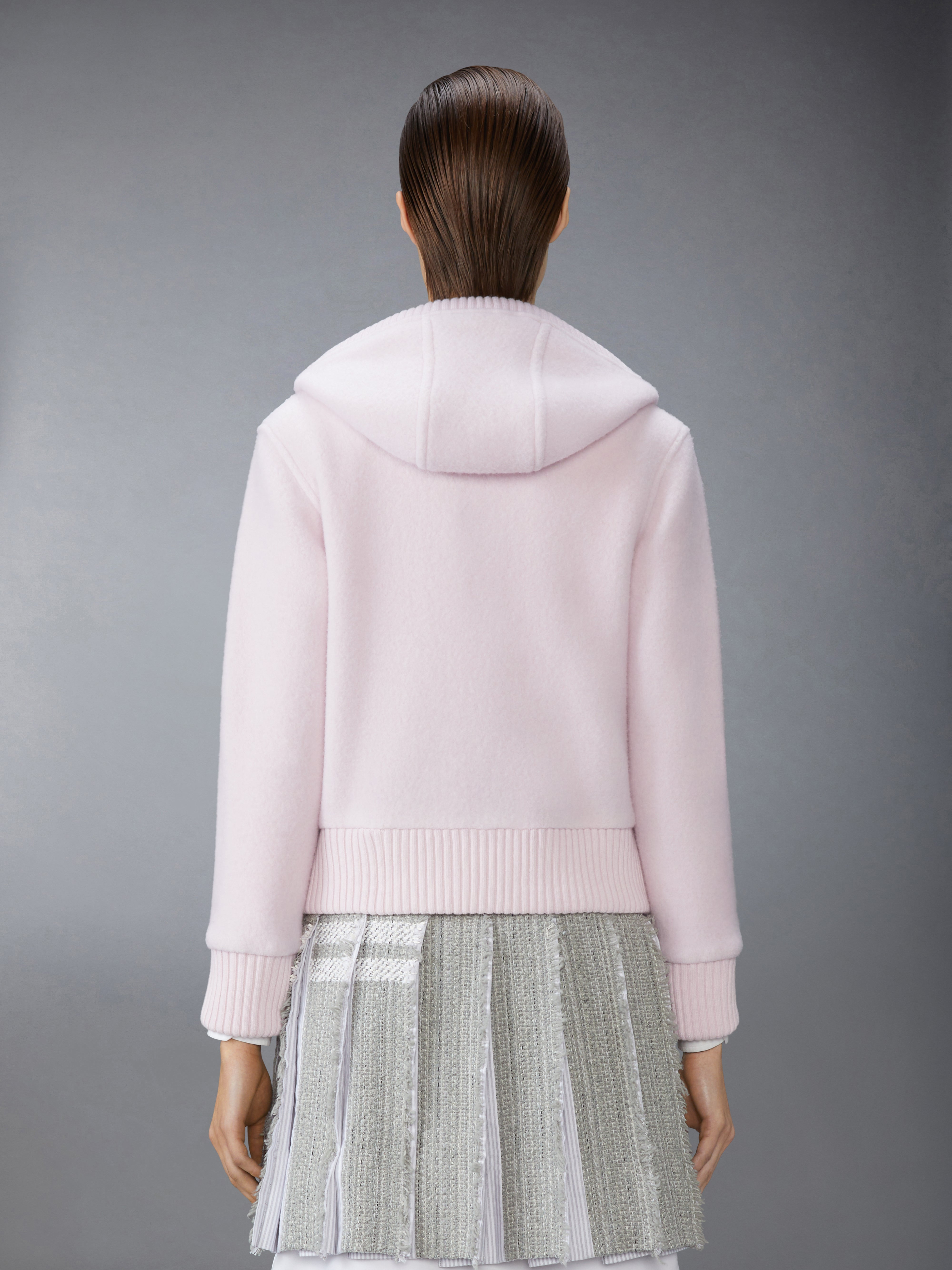 WOOL FLEECE ZIP UP HOODIE - 3