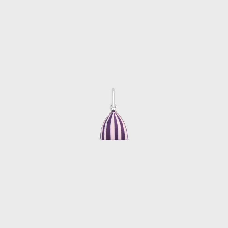 Celine Charms Berlingot in Resin and Brass with Rhodium Finish 1