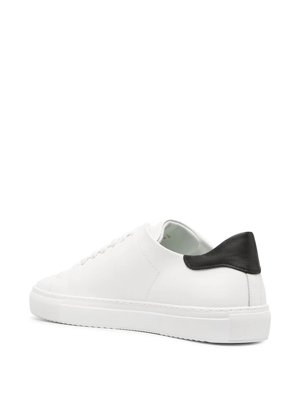 leather low-top sneakers - 3