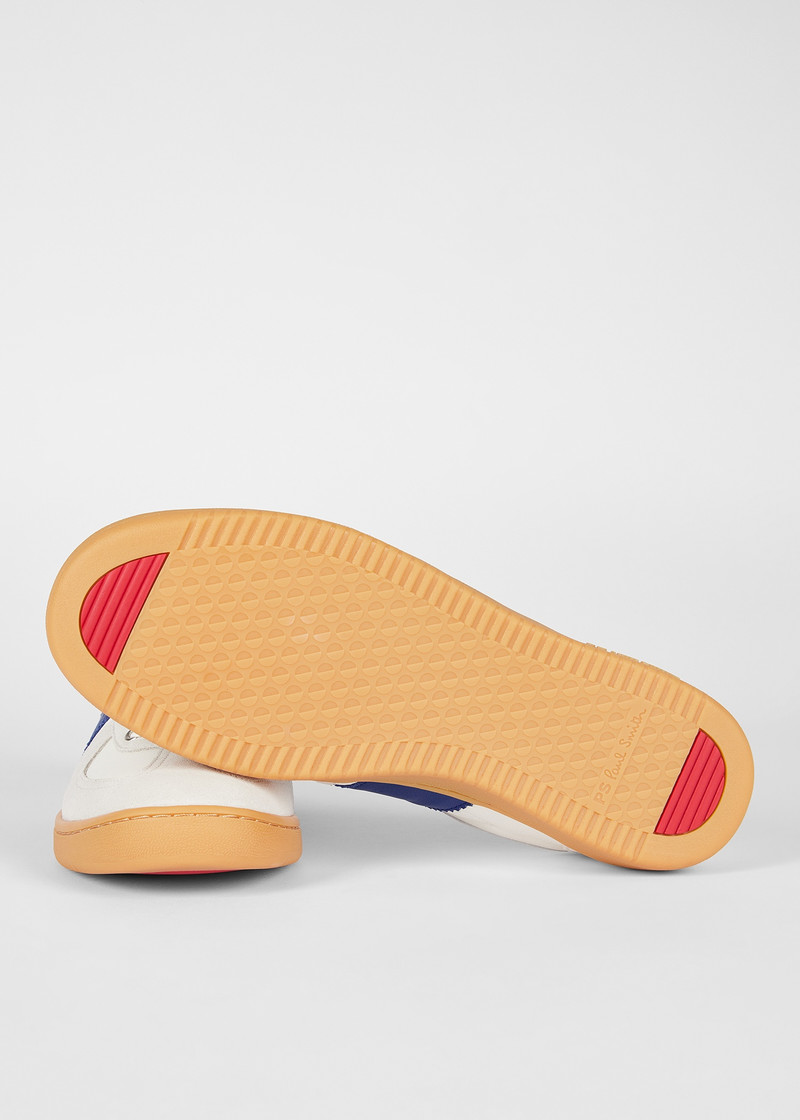 Paul Smith White Leather 'Roberto' Trainers outlook