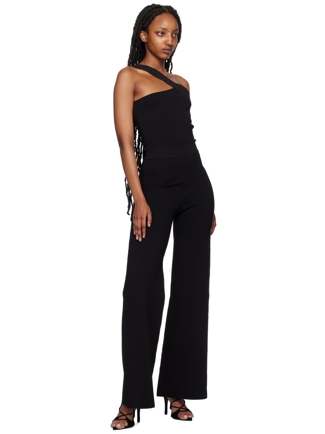 Black Renèe Heeled Sandals - 6