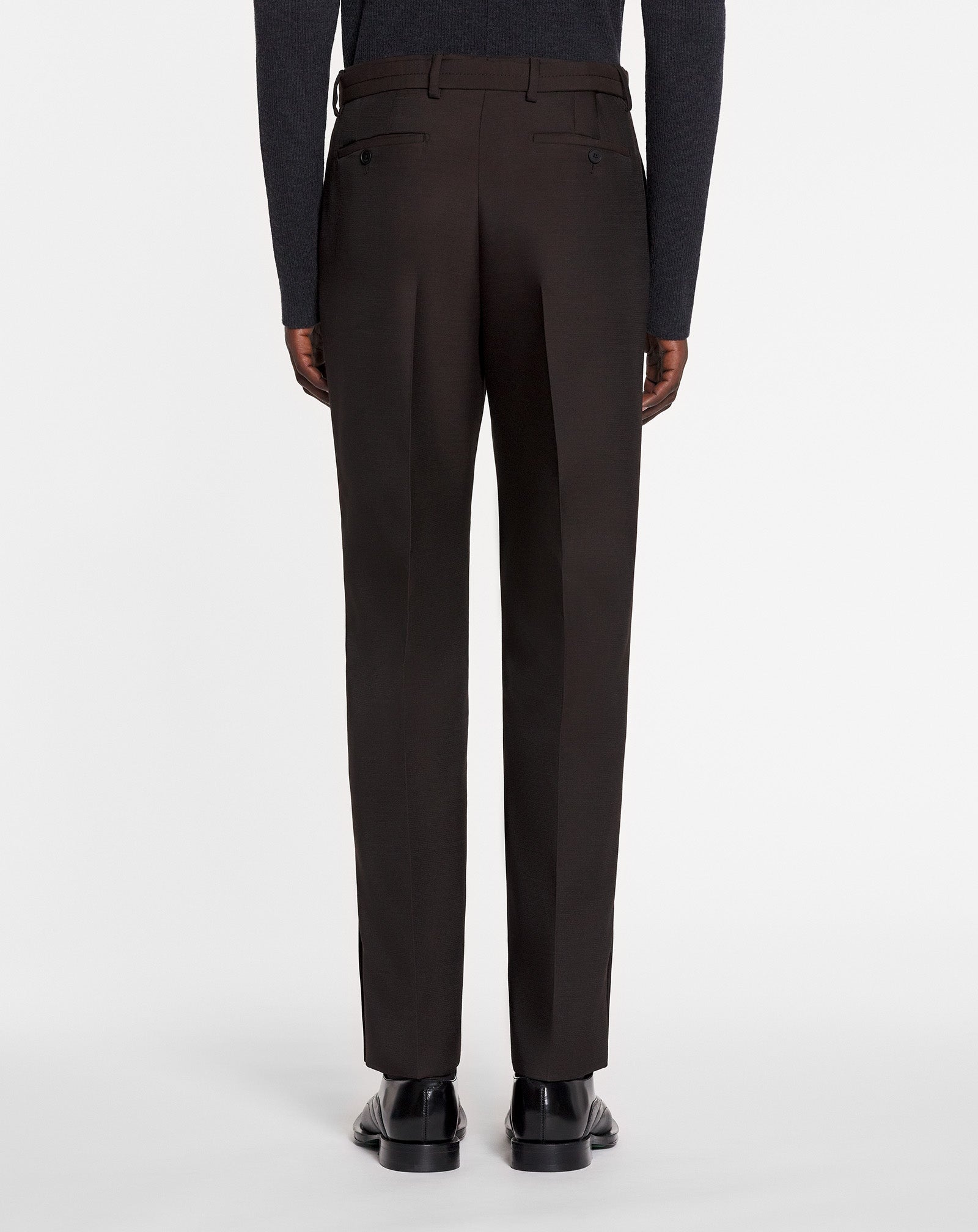 STRAIGHT SLIT PANTS - 4