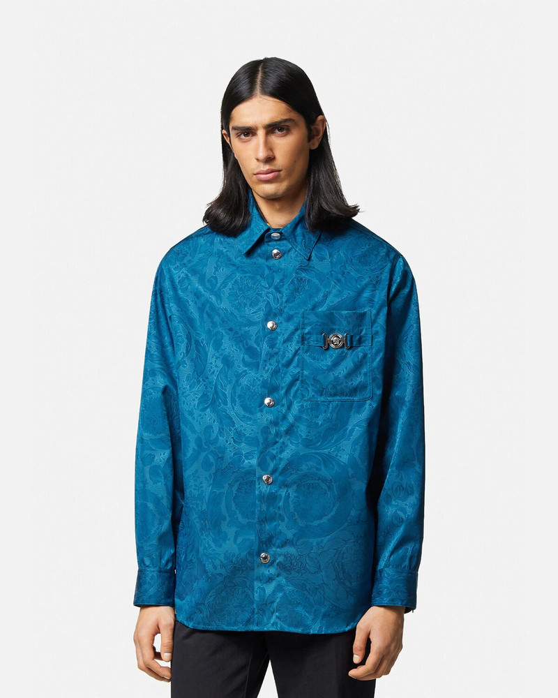 Barocco Silhouette Jacquard Overshirt 3