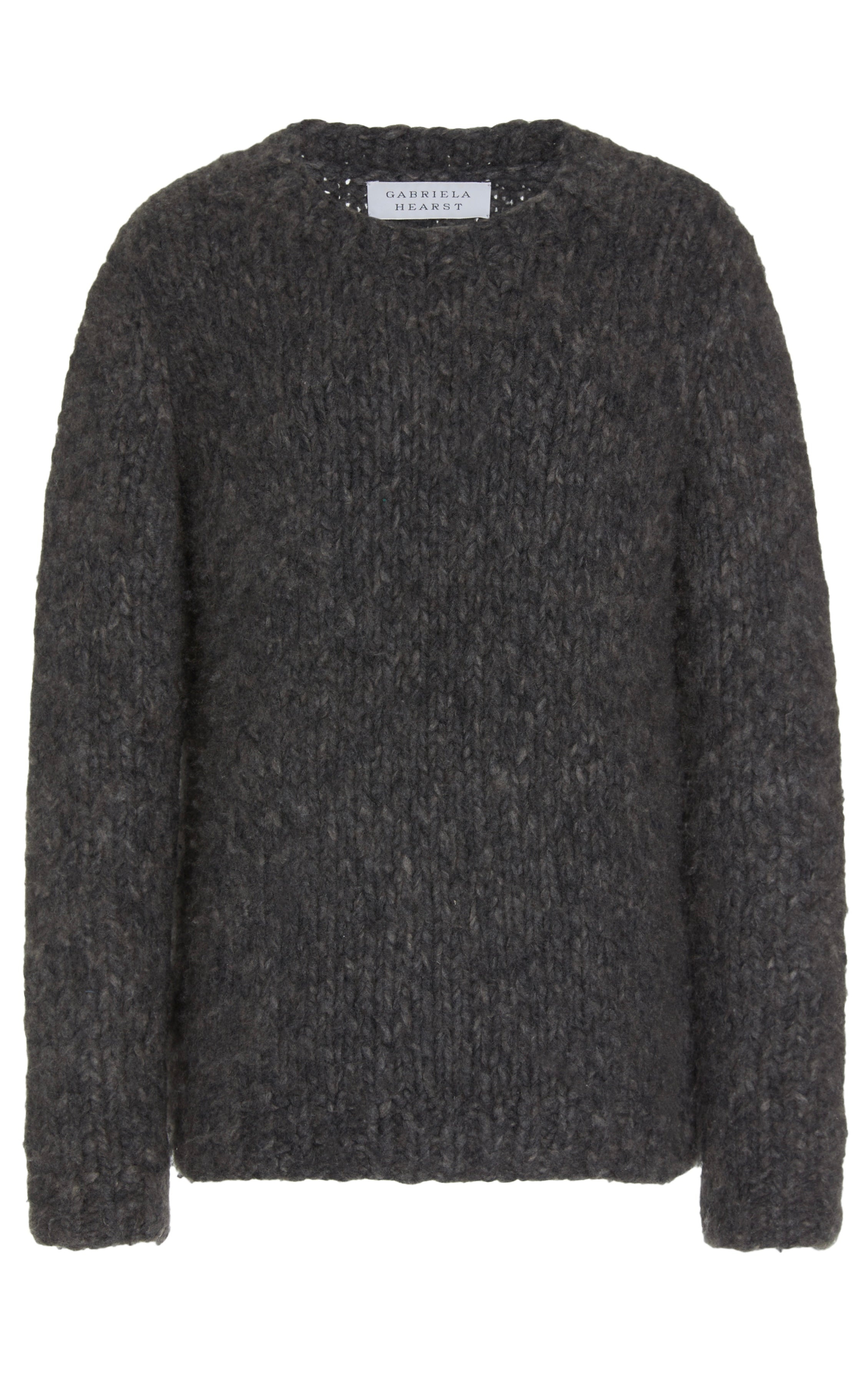 Lawrence Sweater in Charcoal Welfat Cashmere - 1
