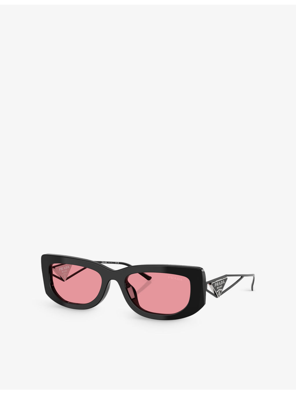 PR 14YS strawberry-lens rectangle-frame acetate sunglasses - 2