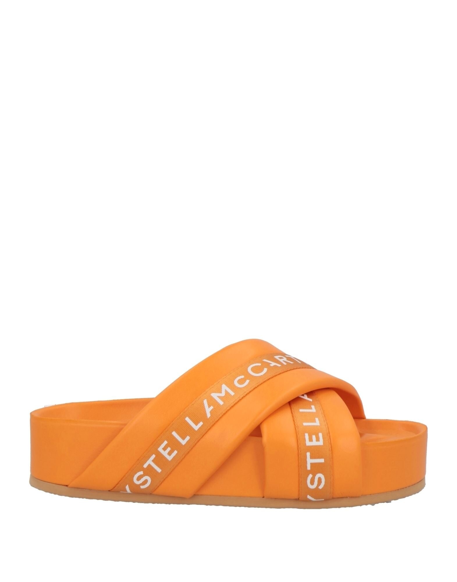 Stella McCartney Orange Women's Sandals yoox REVERSIBLE