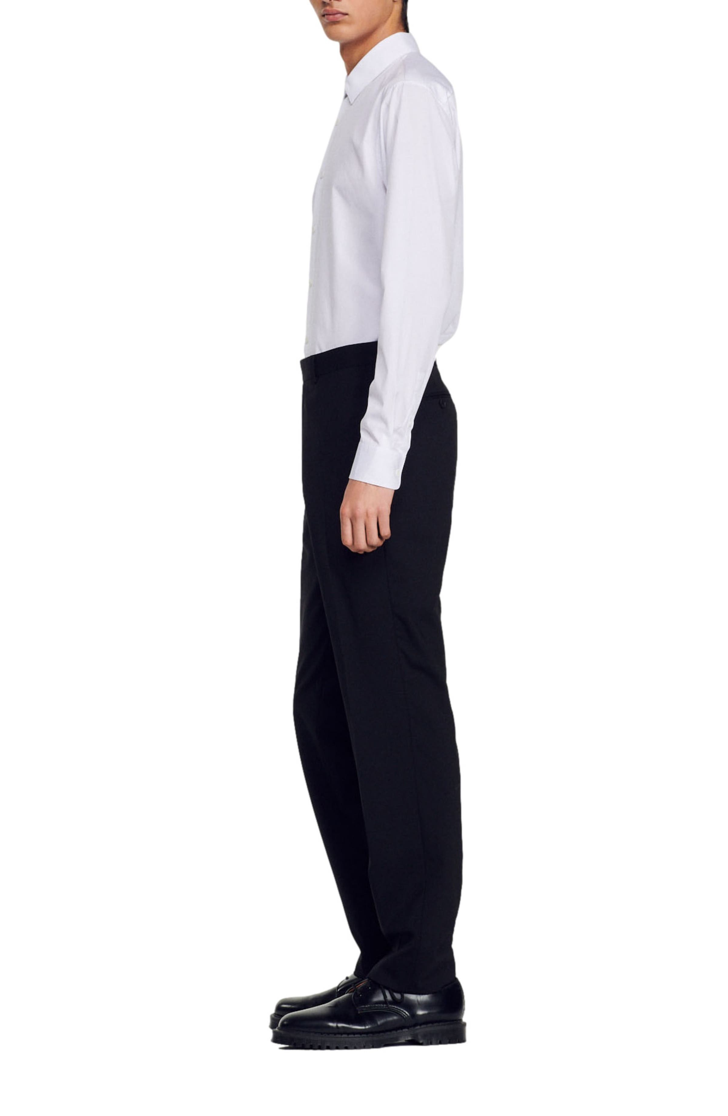 SANDRO Classic suit trousers in Black at Nordstrom - 3