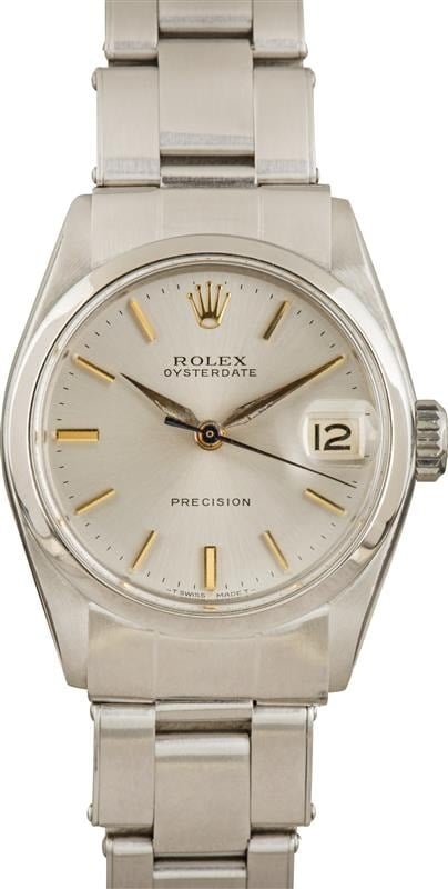 Pre-owned Rolex OysterDate 6466 Stainless Steel - 1
