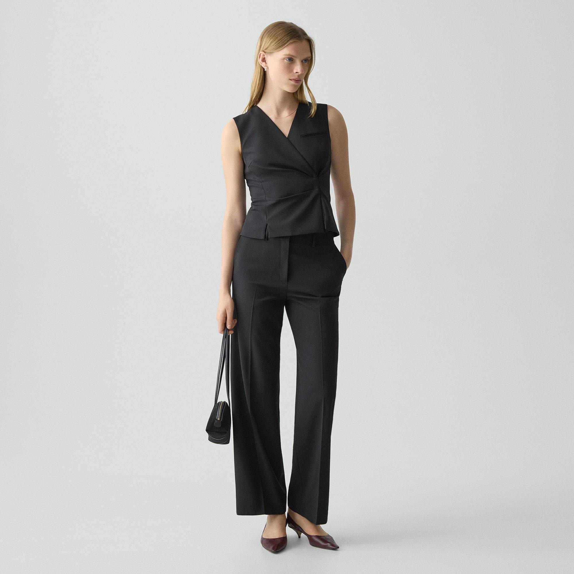 Classic Straight Pant in Good Wool - 2