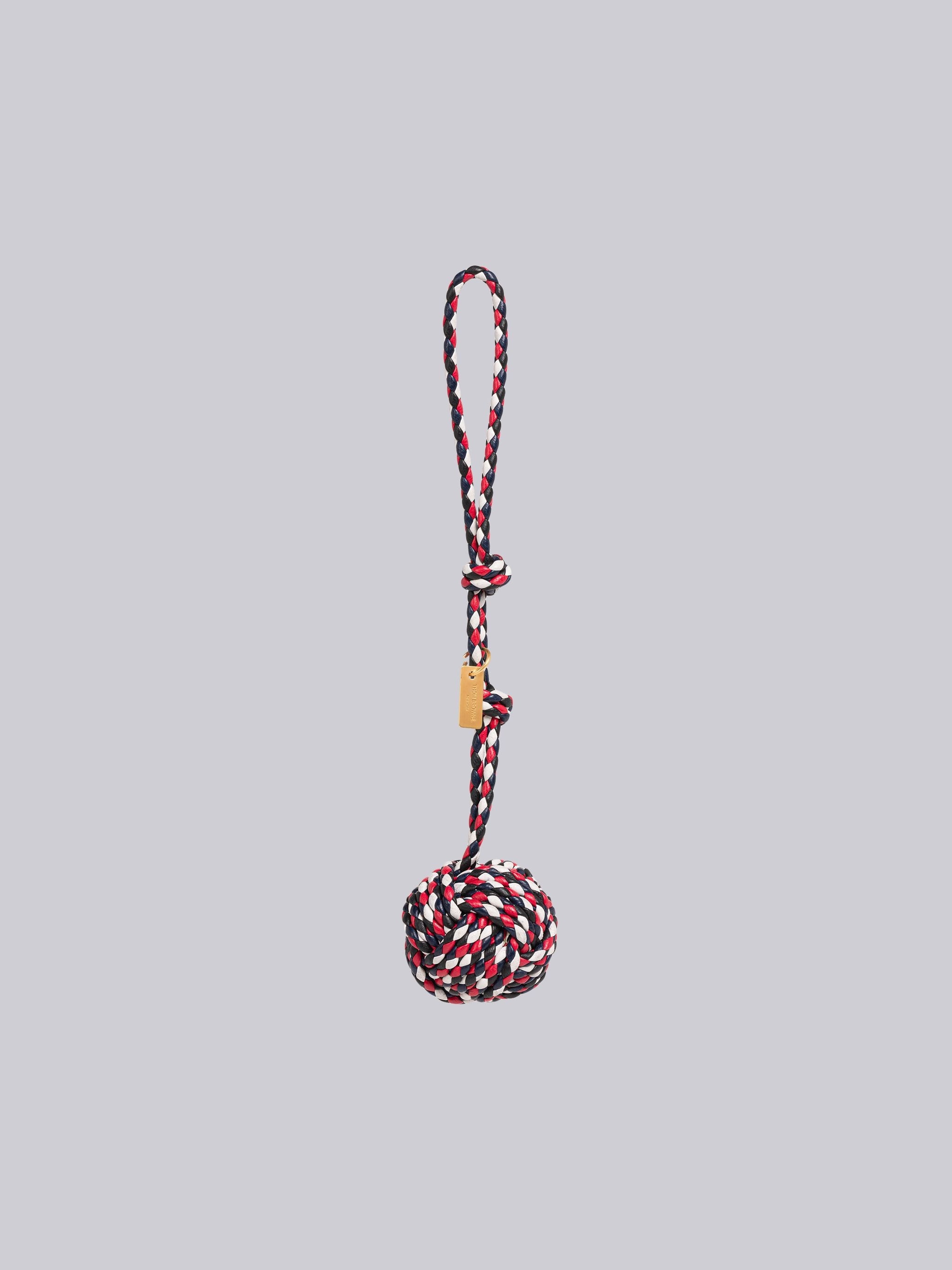 Nappa Leather Braided Ball Charm - 1