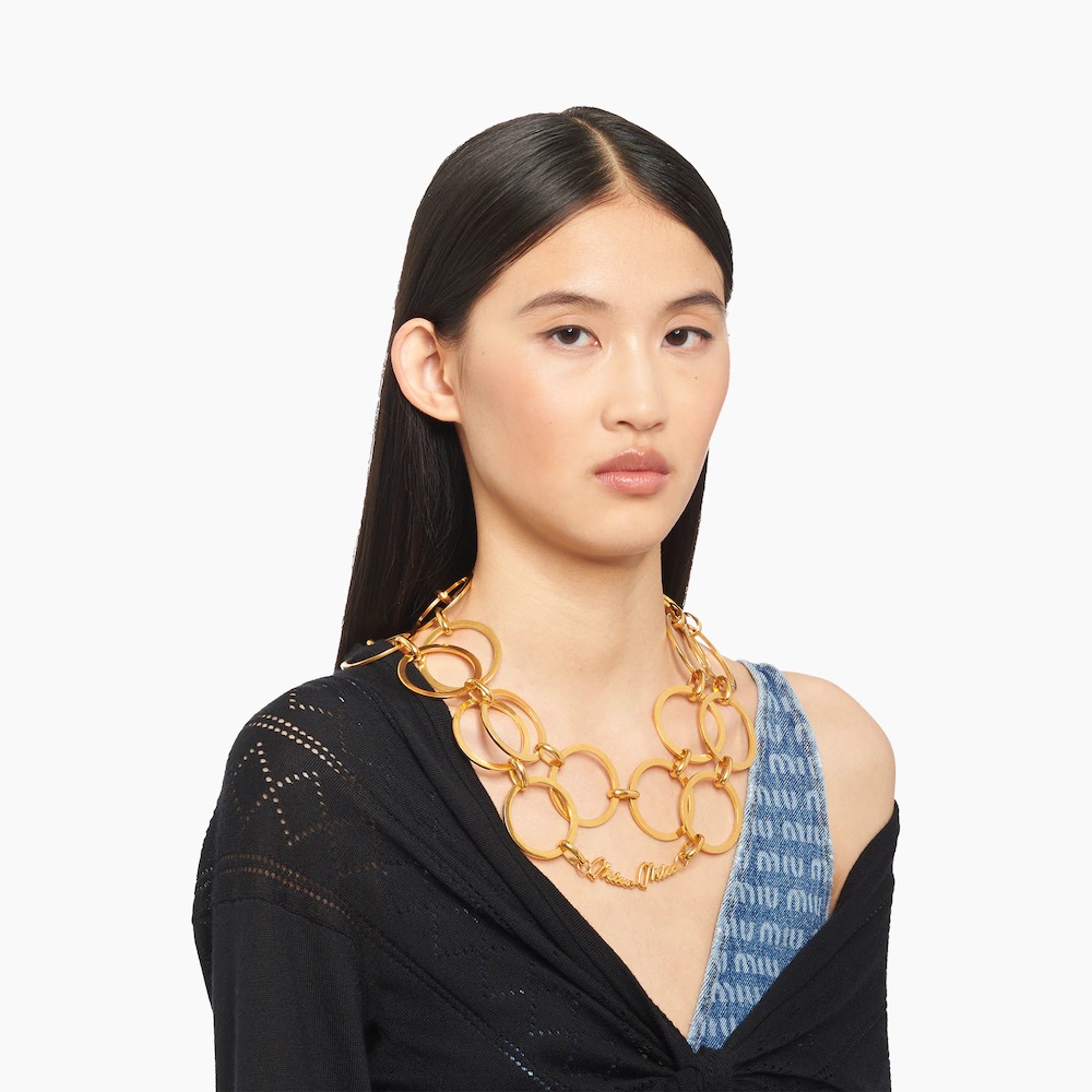 Metal necklace - 4