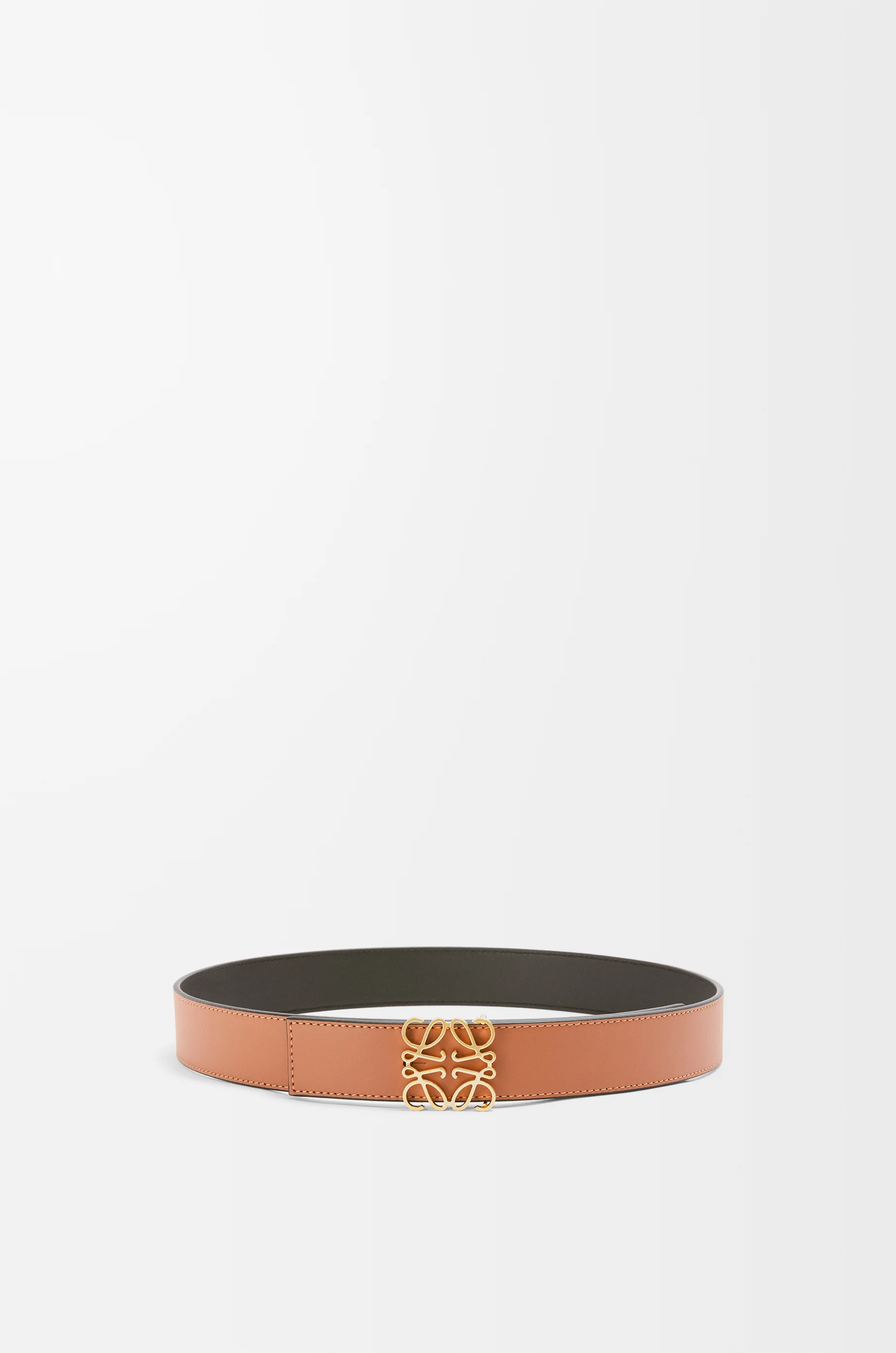 Reversible Anagram belt in smooth calfskin - 1