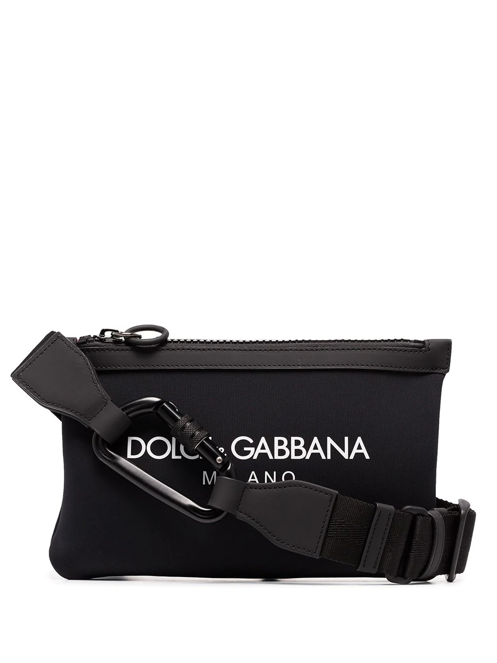 logo printed belt bag - 1