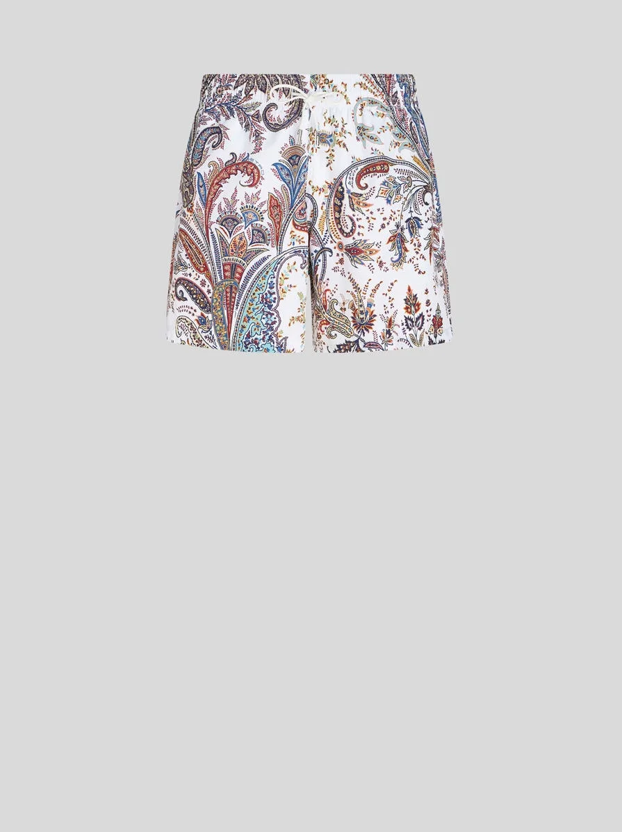 PAISLEY SWIM SHORTS - 1