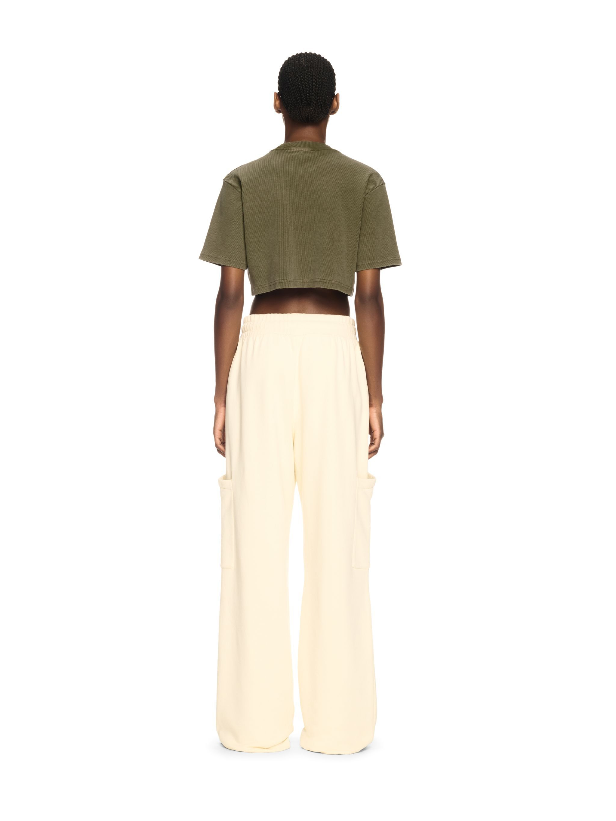 Green Stamp Cropped T-shirt - 4