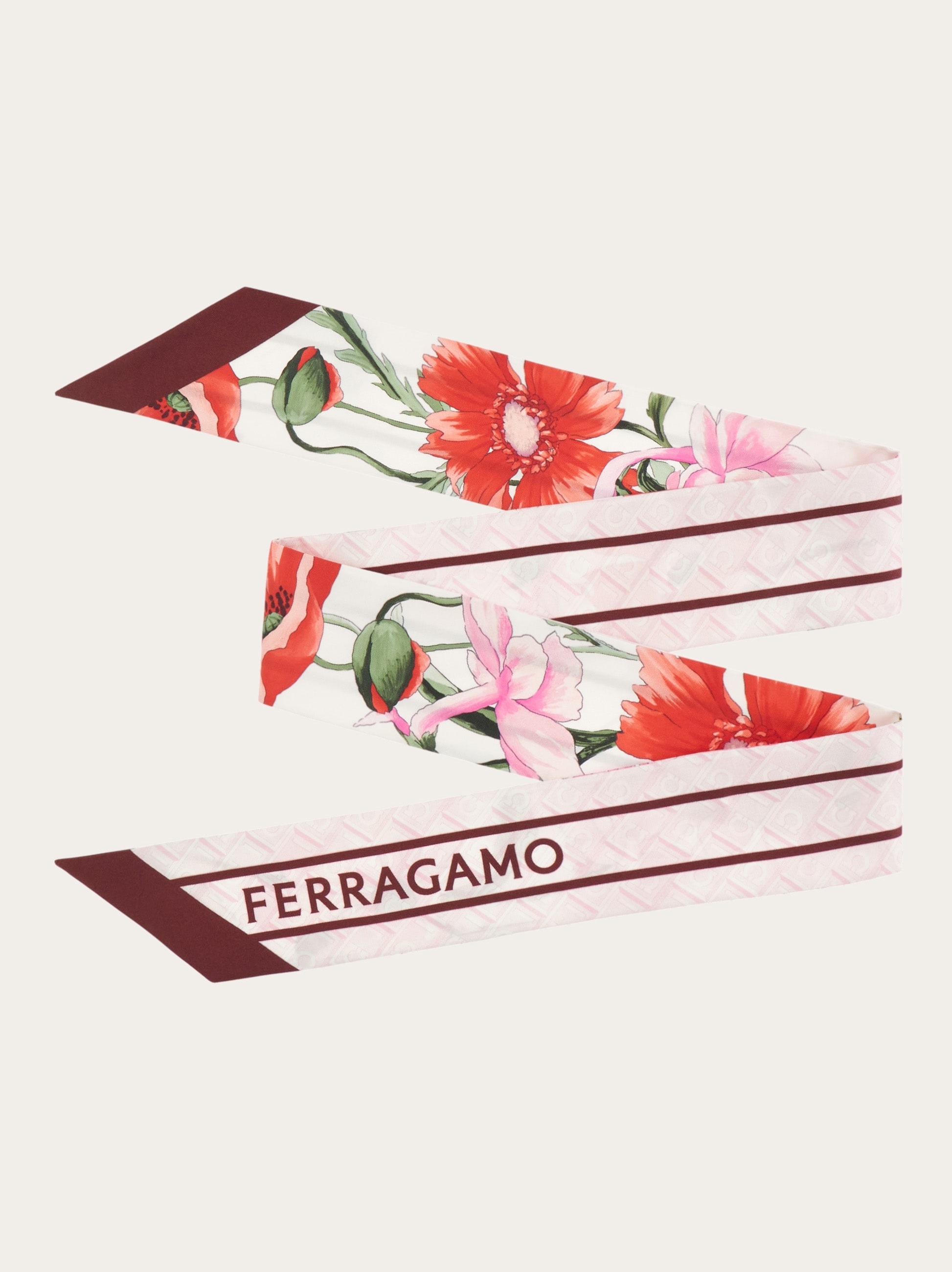 【関税&送料込】Ferragamo Bandeau With Bouquet Print FERRAGAMO Bouquet print mini bandeau | REVERSIBLE