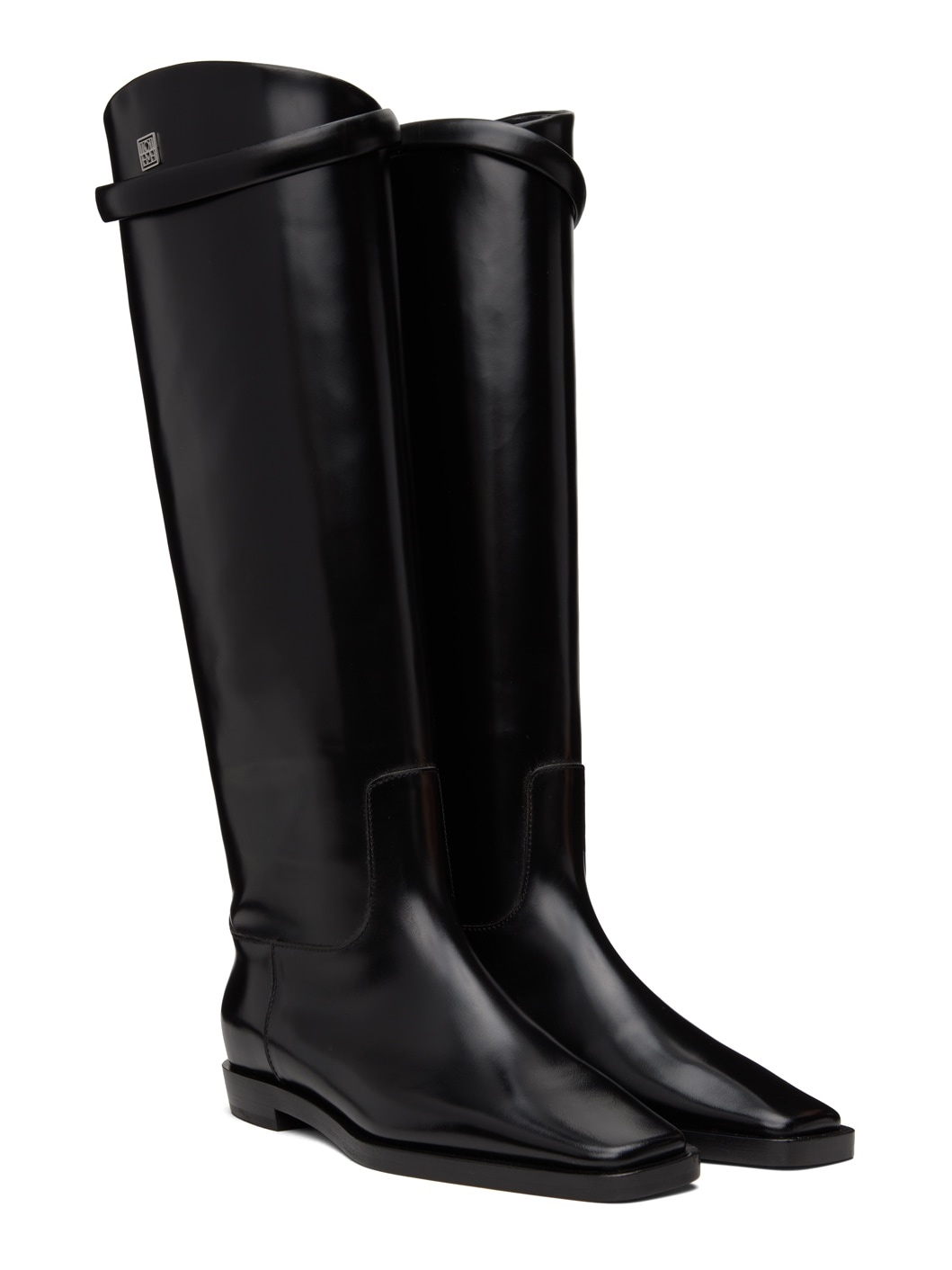 Black 'The Riding' Tall Boots - 4