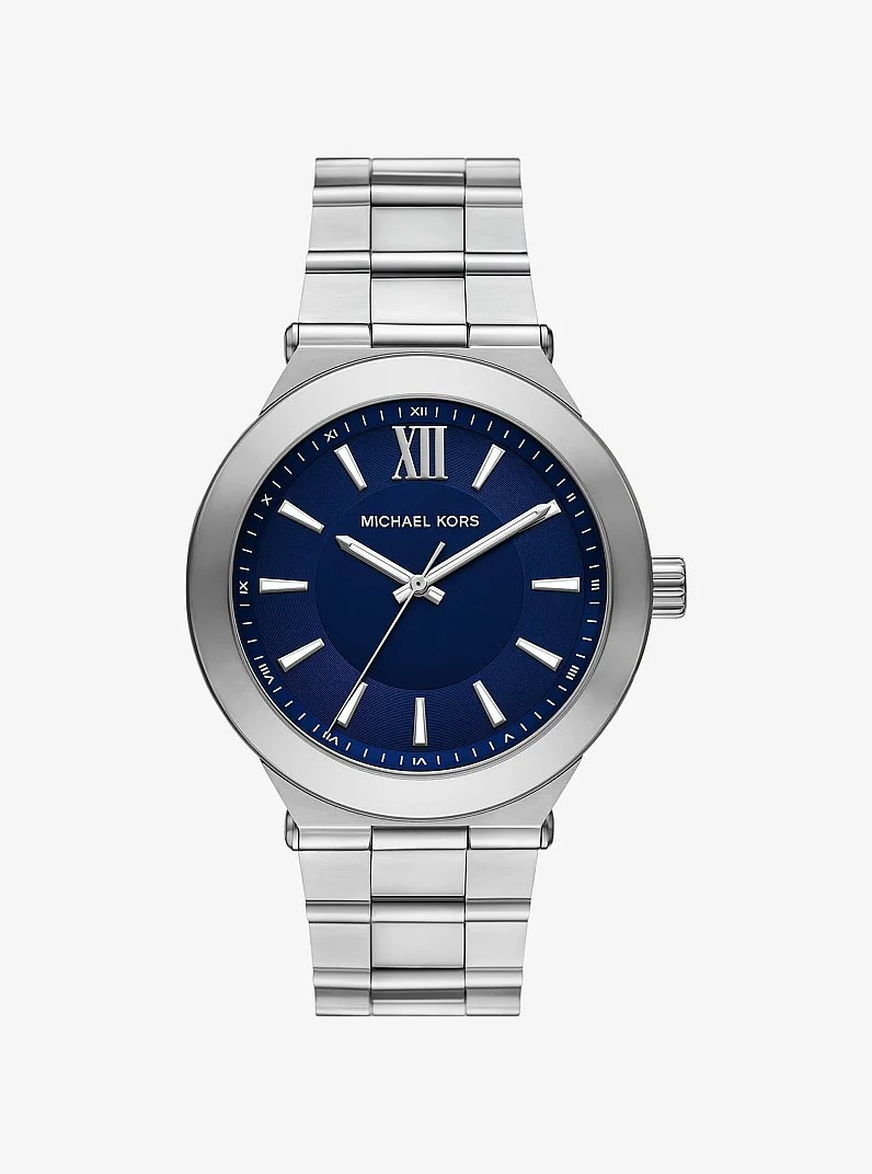 Oversized Billie Silver-Tone Watch - 1
