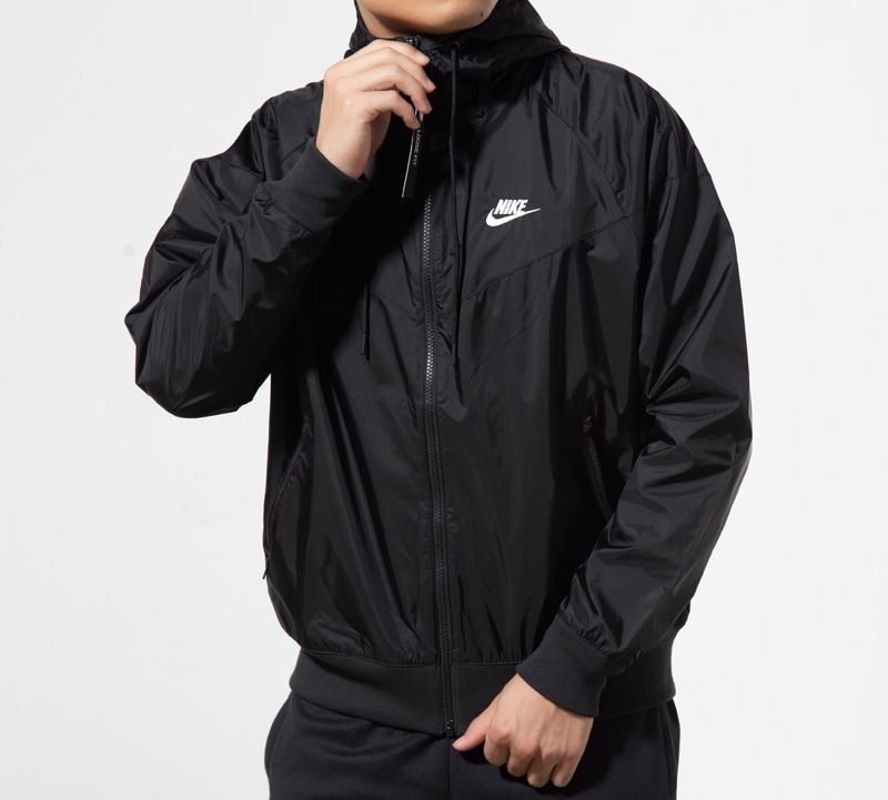 Nike Outdoor Sports Zipper Windproof Casual Jacket Black AR2192-010 - 4