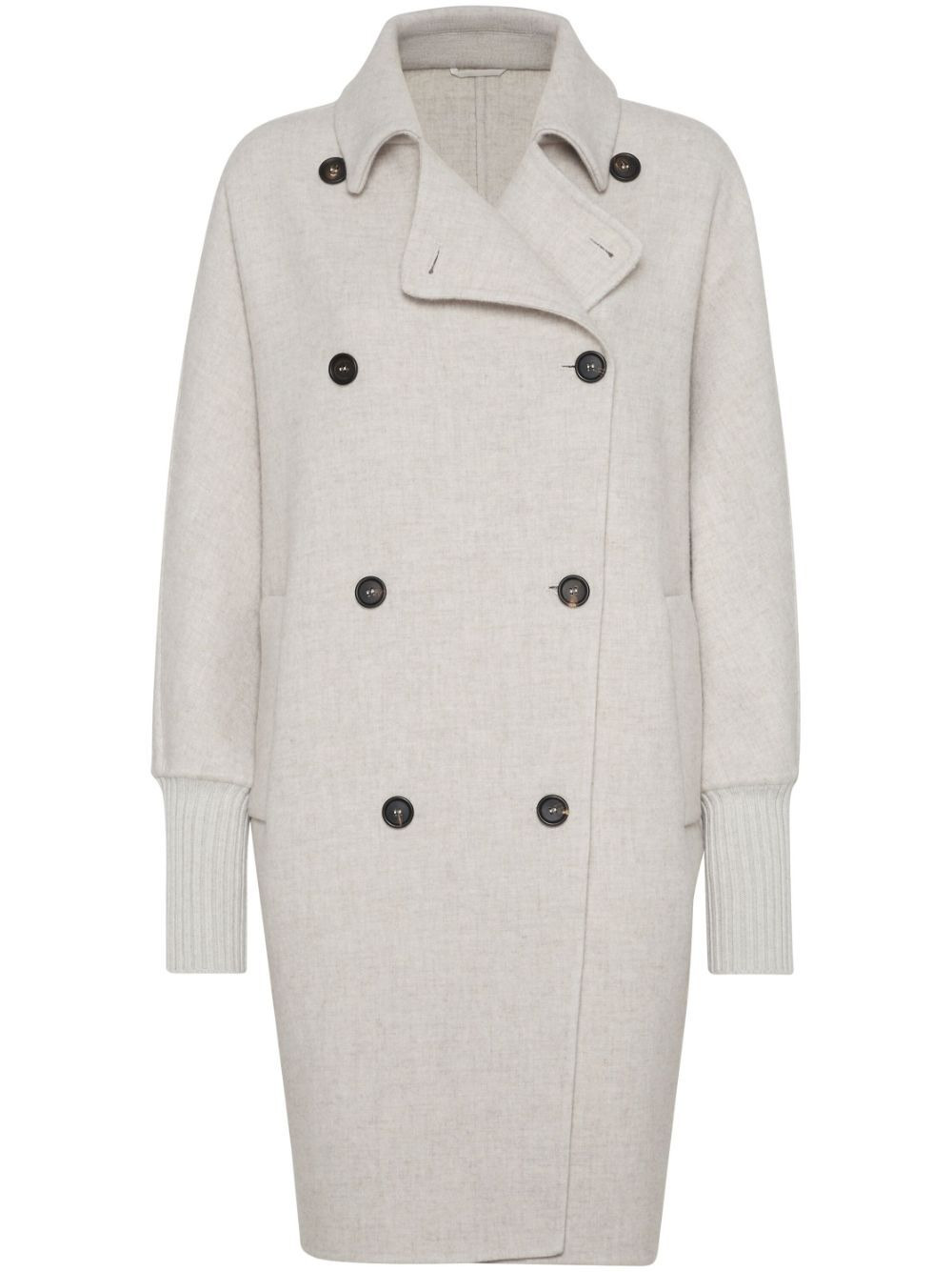 Brunello Cucinelli Women Over Peacoat Overcoat - 4