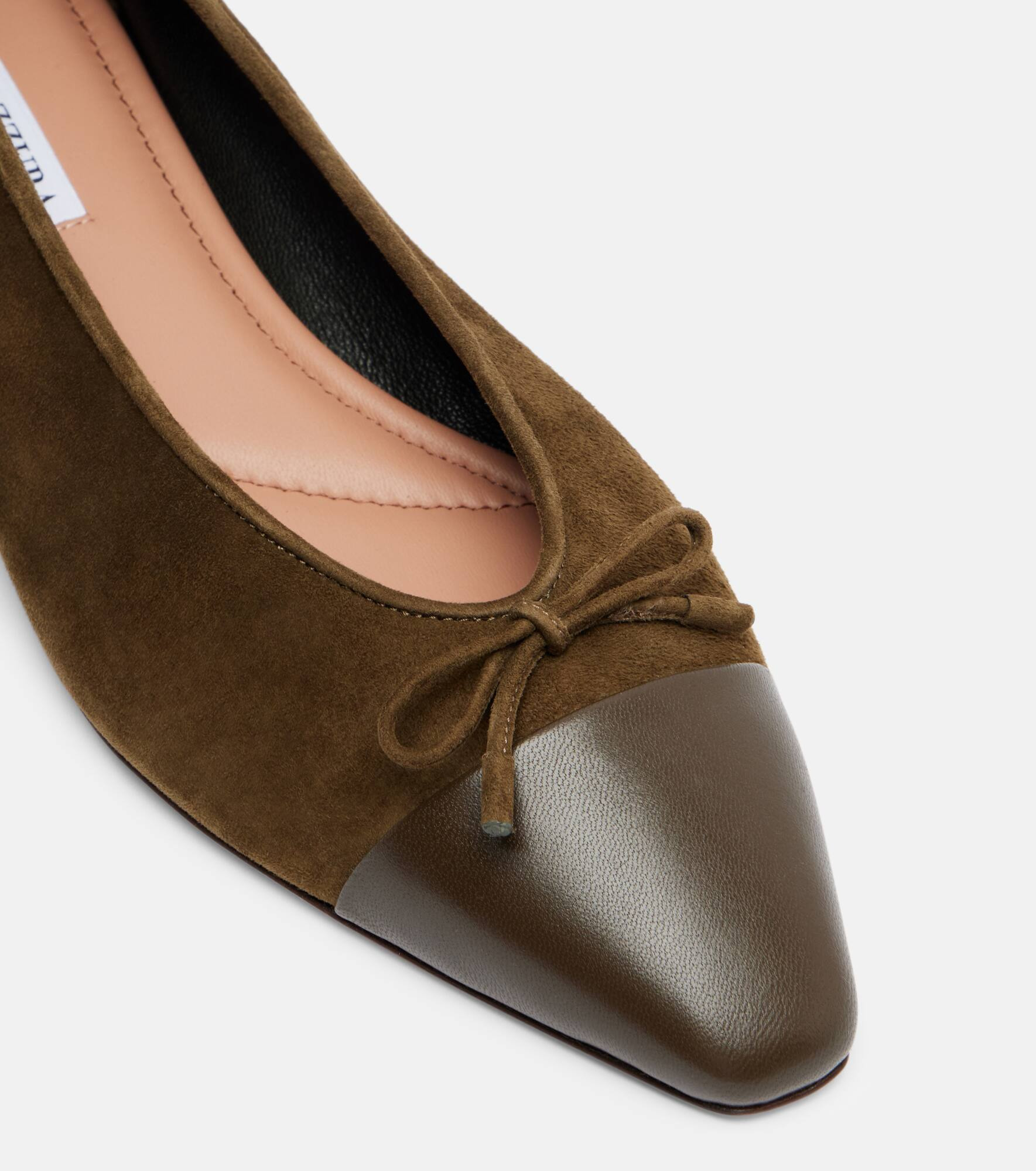 Gioia suede and leather ballet flats - 5