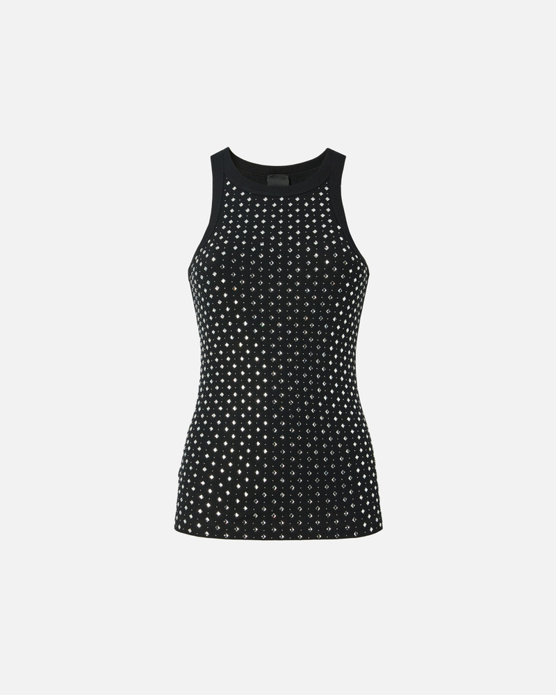 VEST TOP WITH RHINESTONES AND STUDS 1