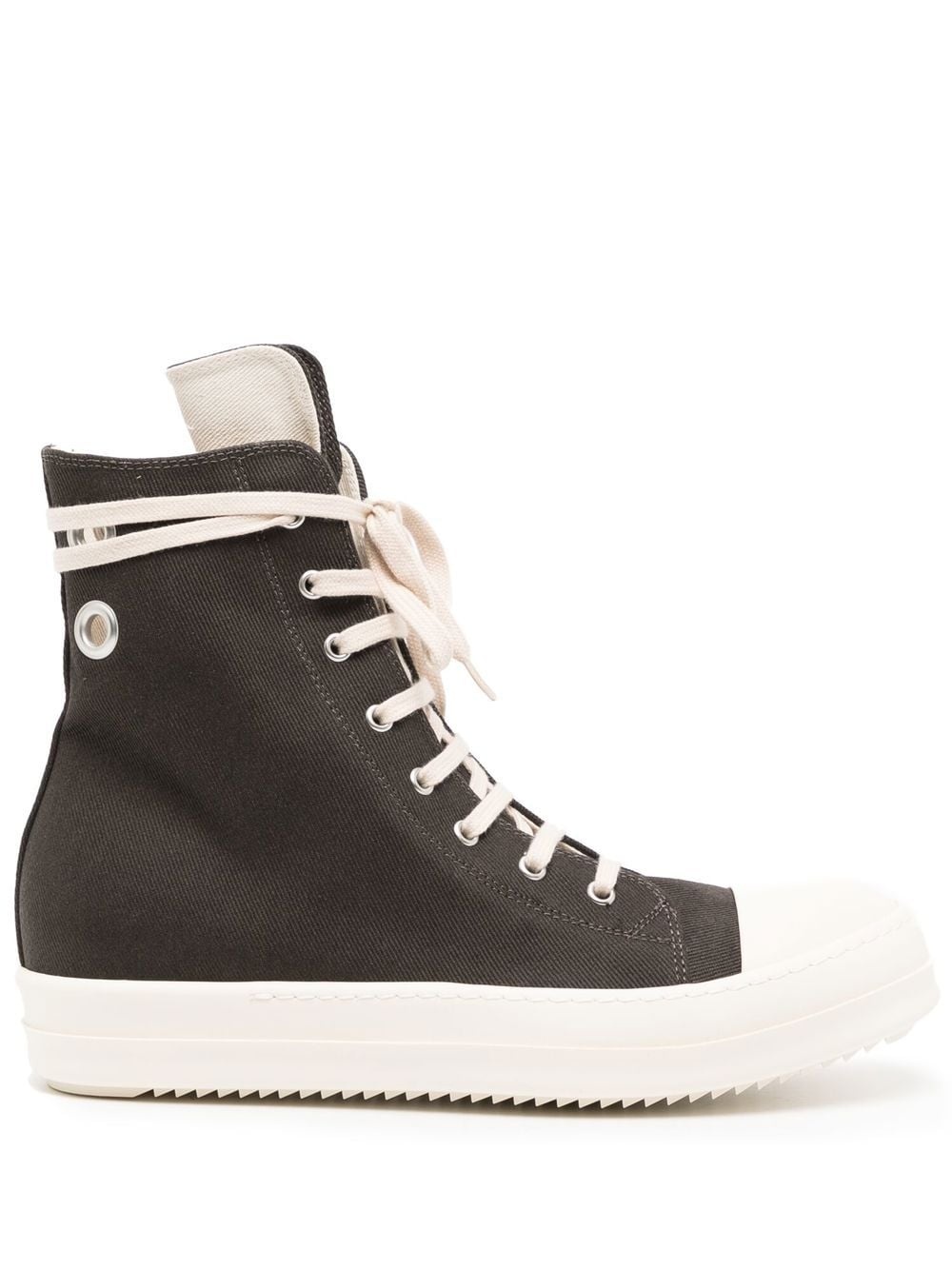 high-top lace-up sneakers - 1