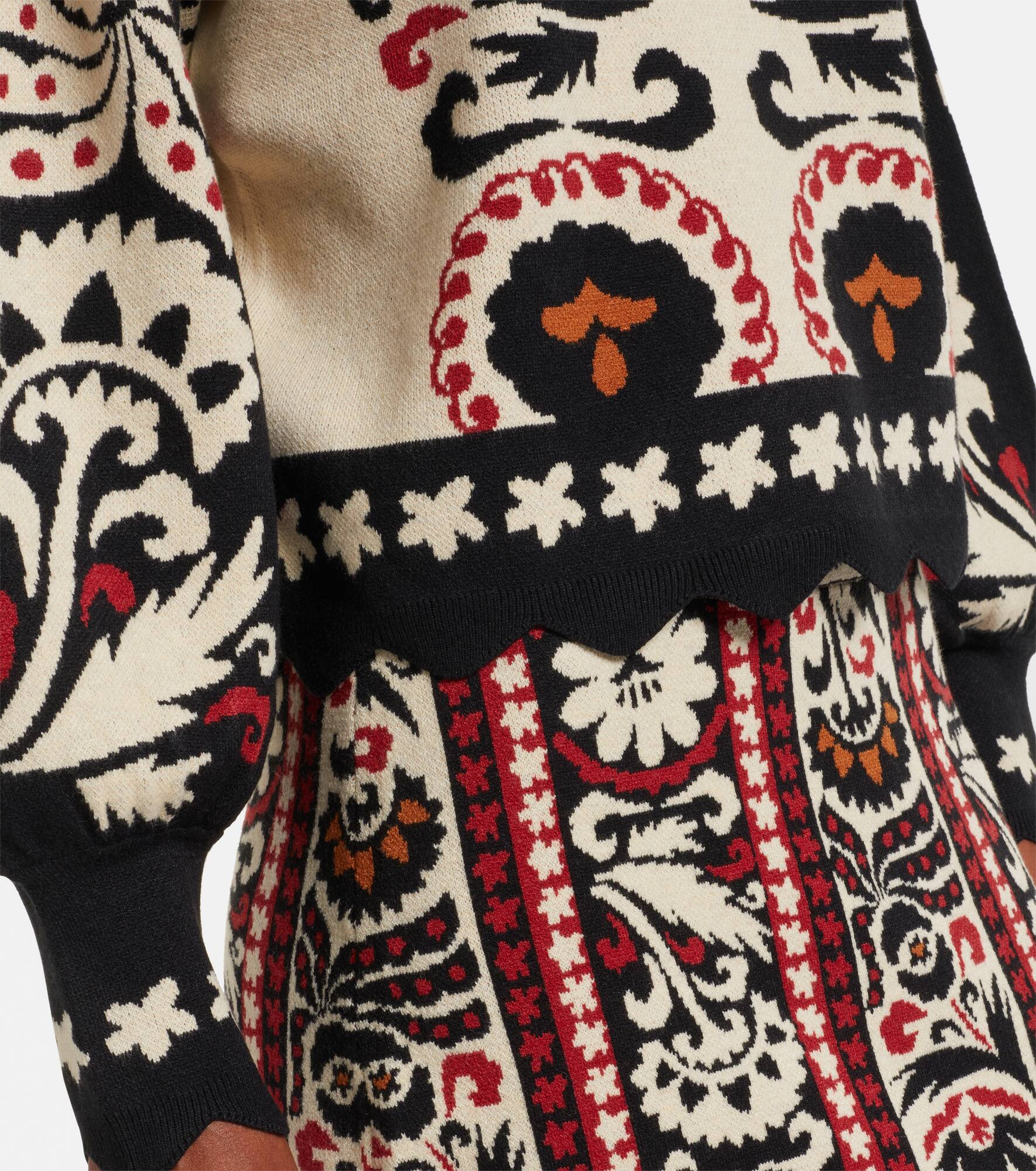 Tapestry Stripes jacquard sweater - 5