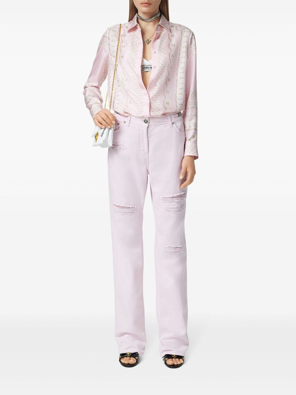 Versace Treasure silk shirt - 2