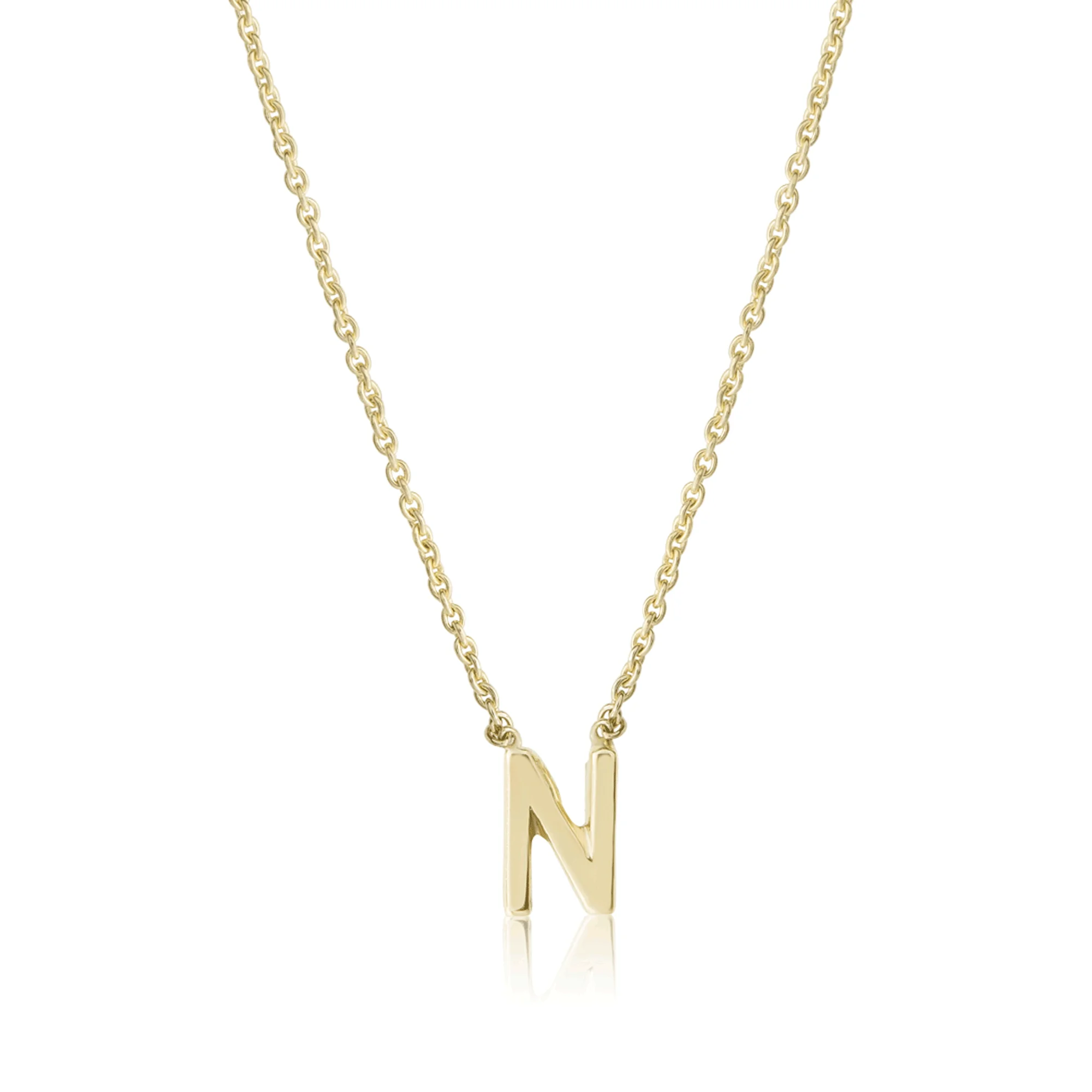 Gold Initial Necklace - 1