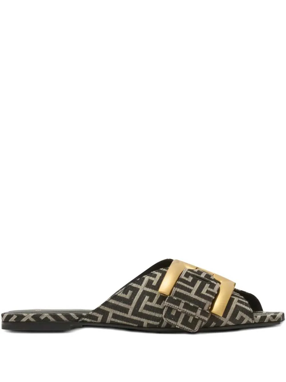Balmain Women Anthem Monogrammed Sandals - 1