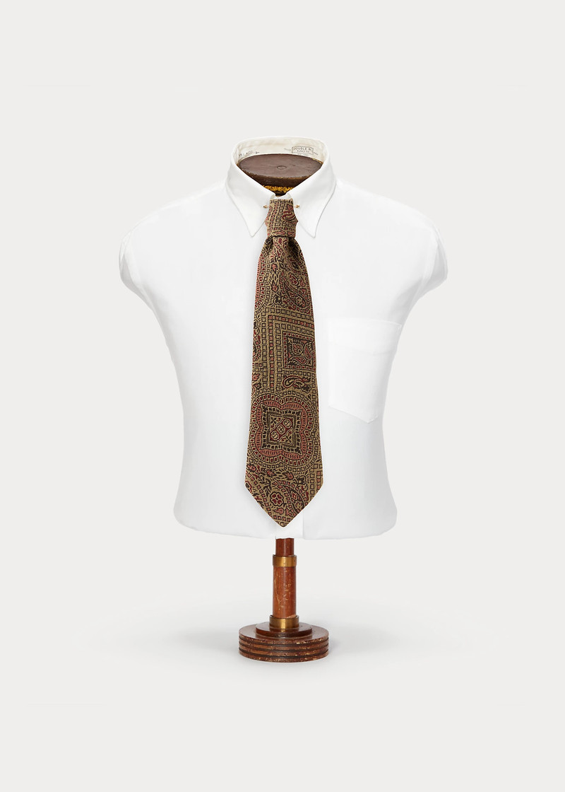 Handmade Paisley Brocade Tie 1