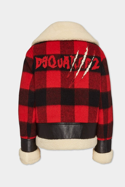 DSQUARED2 WOOL AVIATOR JACKET outlook
