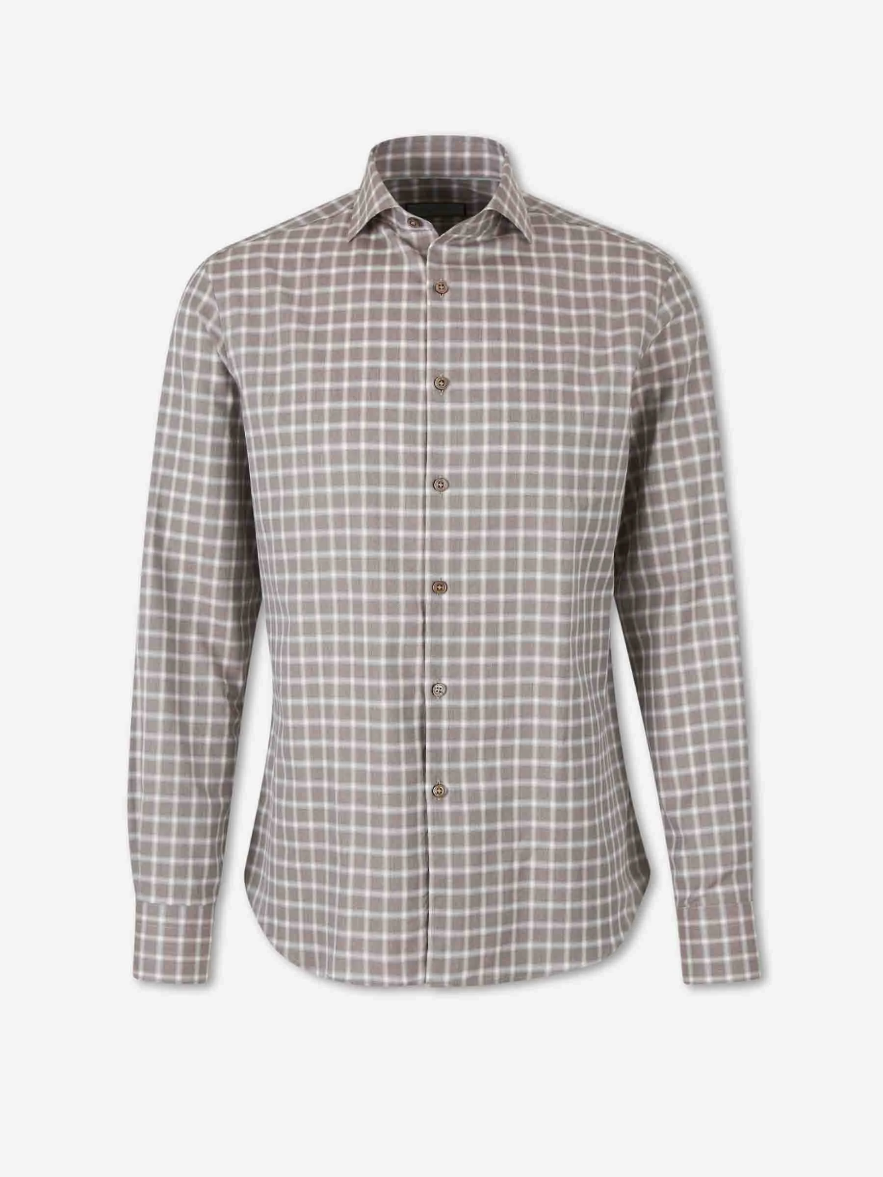 COTTON PLAID SHIRT - 1