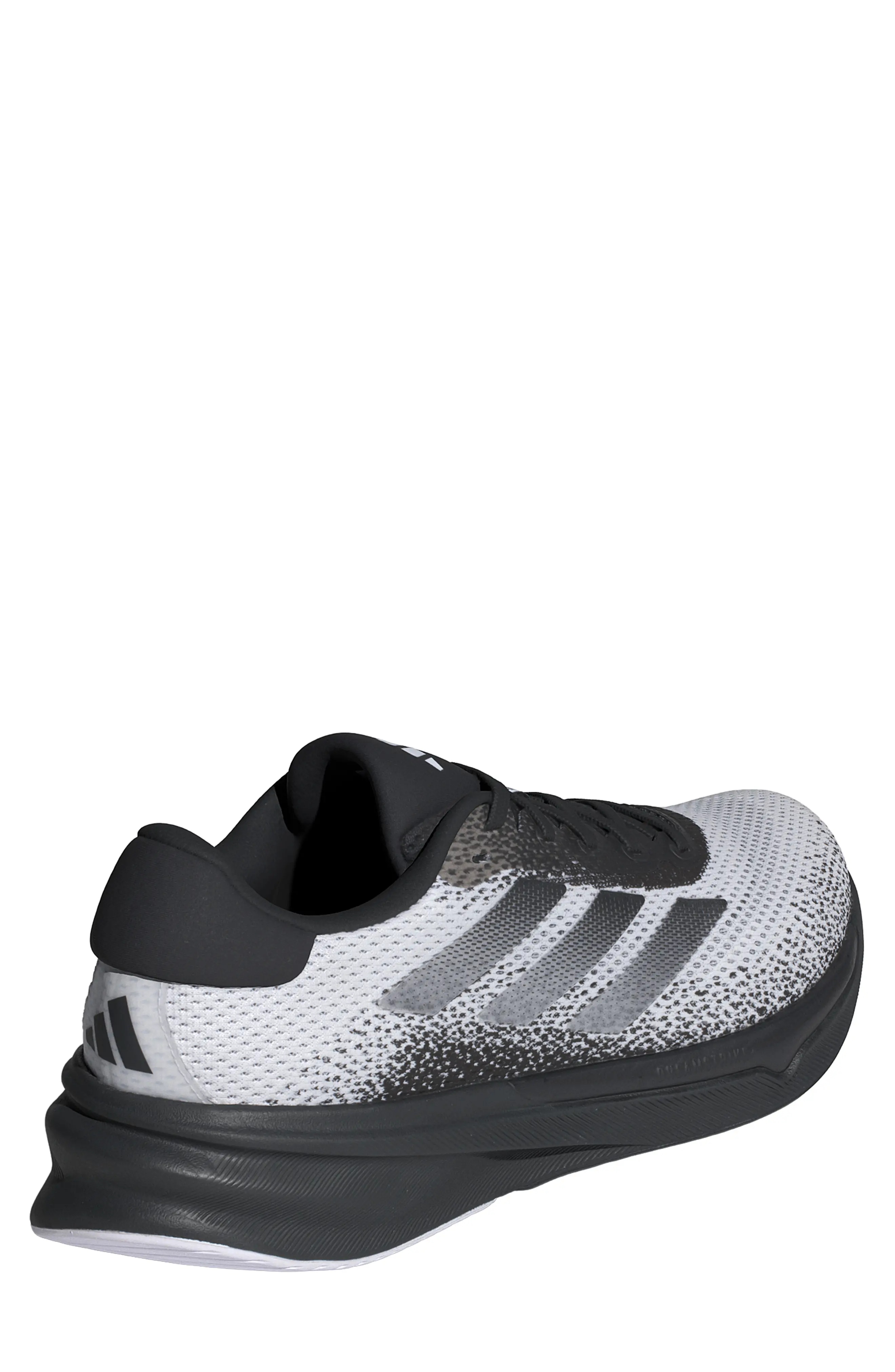 Supernova Stride Running Shoe in Black/White/Black - 2