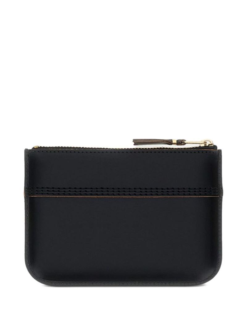 Comme Des Garçons zip-fastening leather wallet outlook