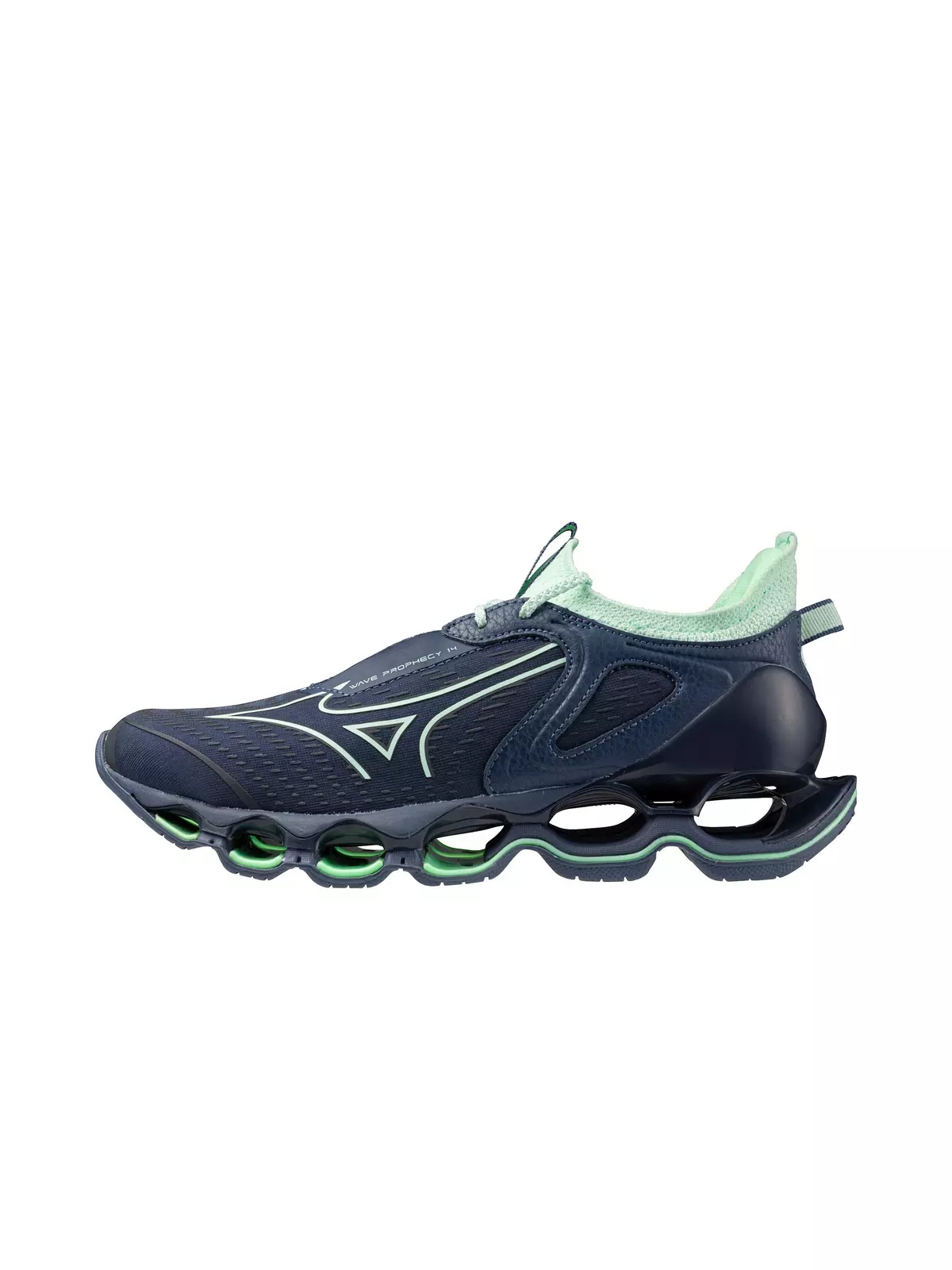 Wave Prophecy 14 "Vintage Indigo/Bay" Women's Running Shoe - 2