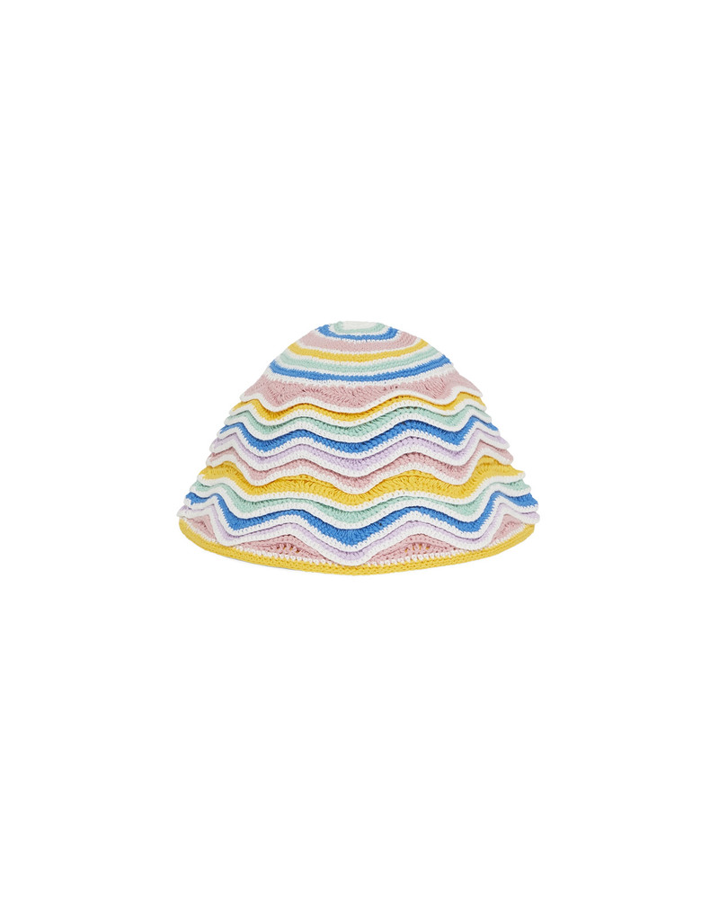 CASABLANCA Zig Zag Crochet Hat outlook