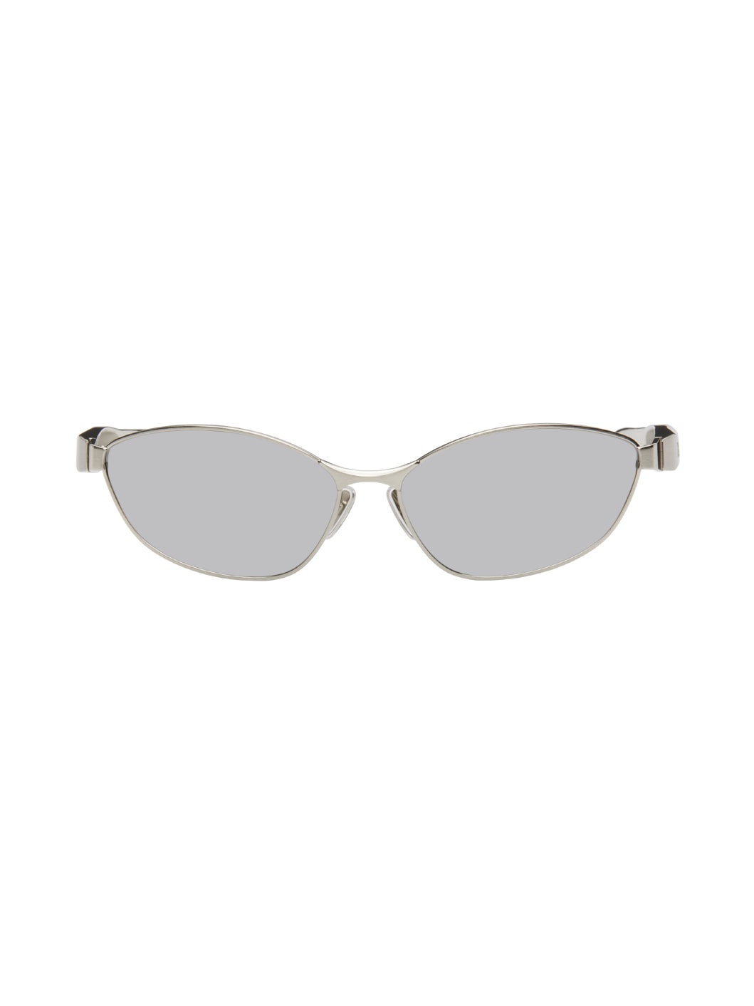 【BALENCIAGA】 MIAMI BALENCIAGA Silver Miami Sunglasses | REVERSIBLE