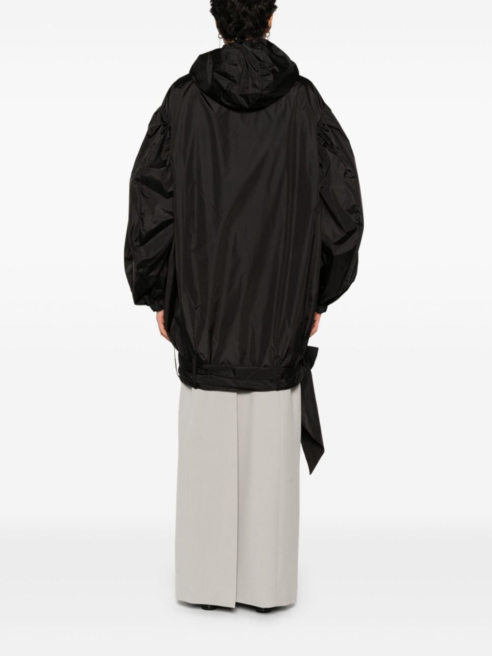 lightweight bow-belt jacket - 4